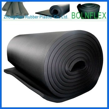 colorful rubber foam thermal insulation sheet