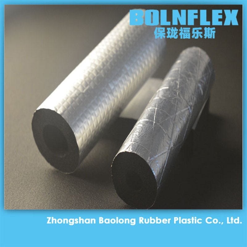 nitrile rubber foam insulation  with aluminum